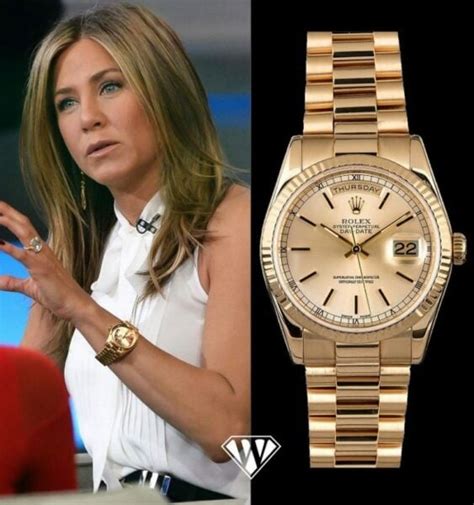 jennifer aniston rolex size|jennifer aniston model watches.